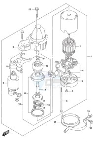 DF 200A drawing Starting Motor