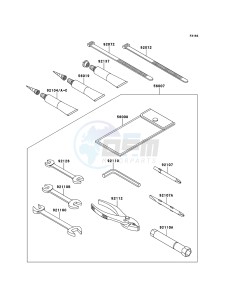 JET_SKI_STX-15F JT1500ADF EU drawing Owner's Tools