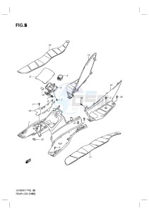 UH200G BURGMAN EU drawing REAR LEG SHIELD