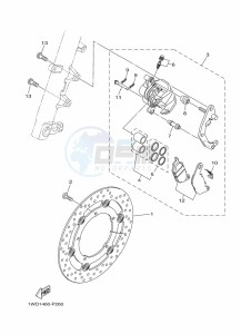 YZF320-A YZF-R3 (B7PD) drawing FRONT BRAKE CALIPER