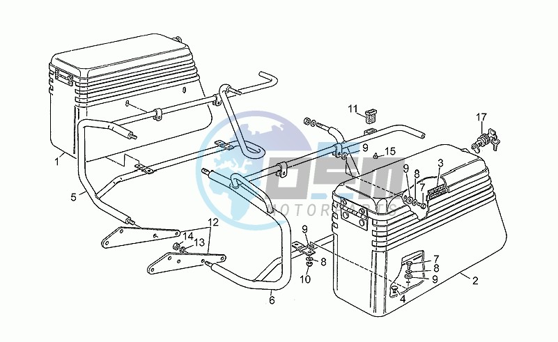 Saddlebags kit