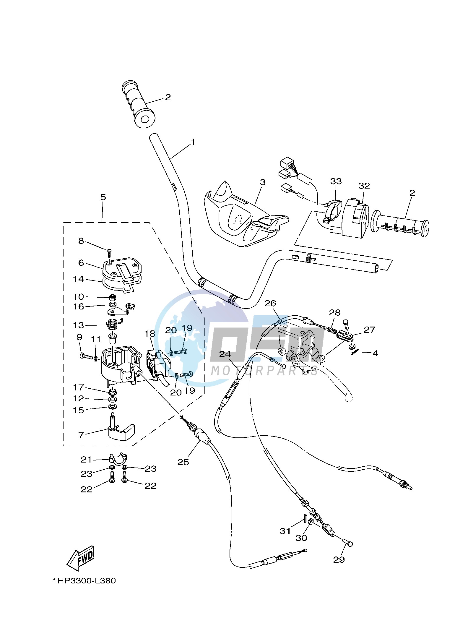 STEERING HANDLE & CABLE