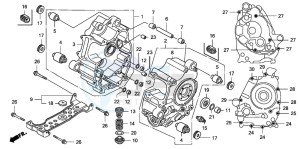 FJS600A 400 SILVER WING drawing CRANKCASE