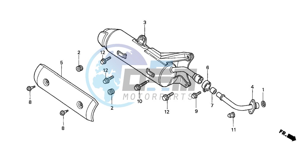 EXHAUST MUFFLER