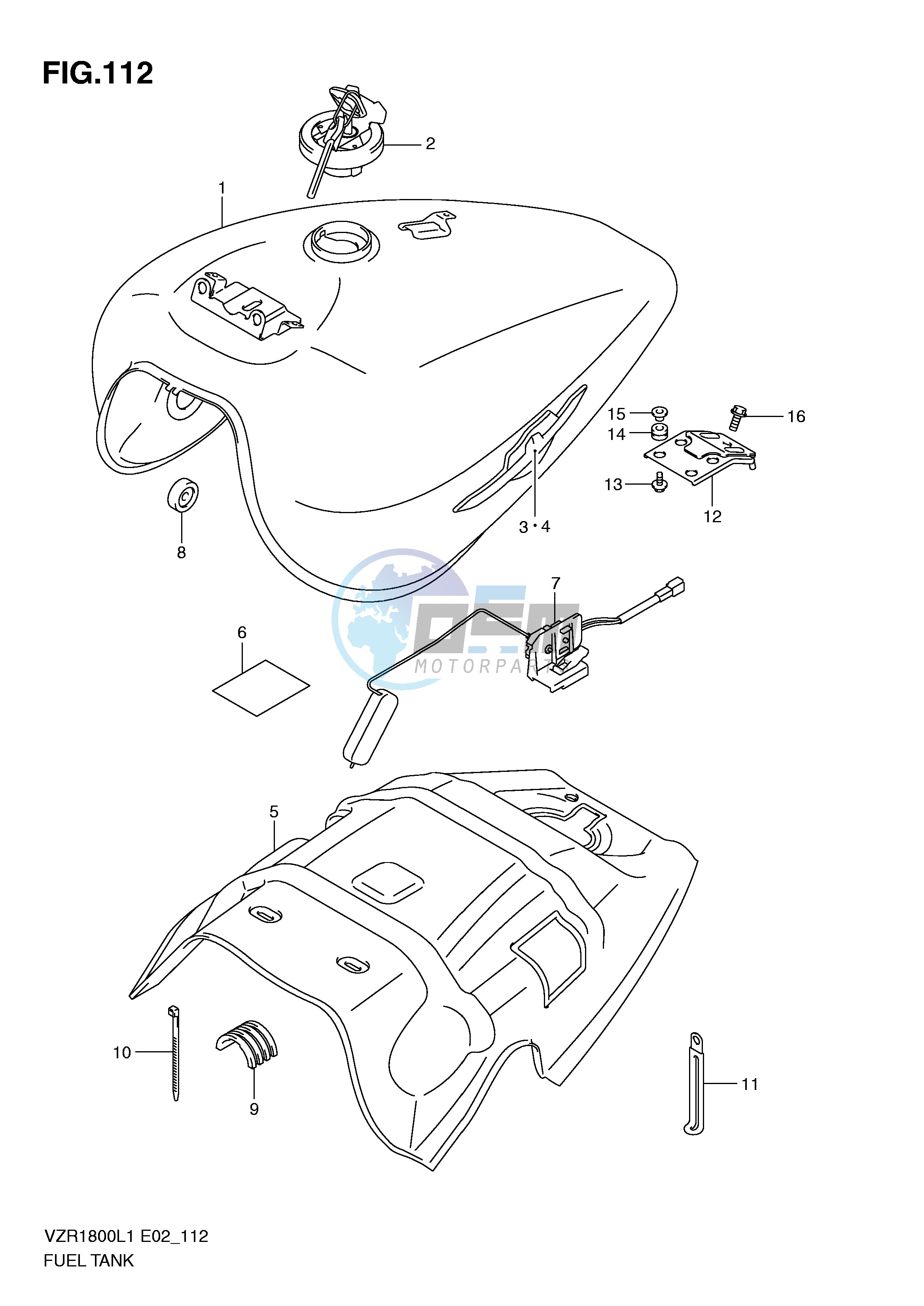 FUEL TANK (VZR1800ZL1 E24)