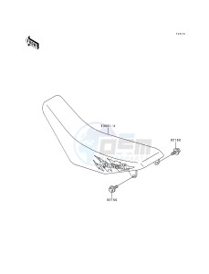 KX 125 K [KX125] (K1) [KX125] drawing SEAT