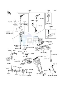 NINJA_ZX-6R ZX600P8F FR GB XX (EU ME A(FRICA) drawing Ignition Switch