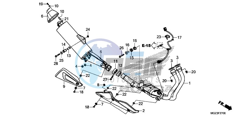 EXHAUST MUFFLER