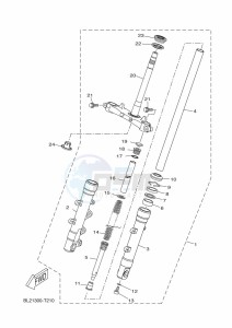 CZD250-A  (BGT2) drawing FRONT FORK