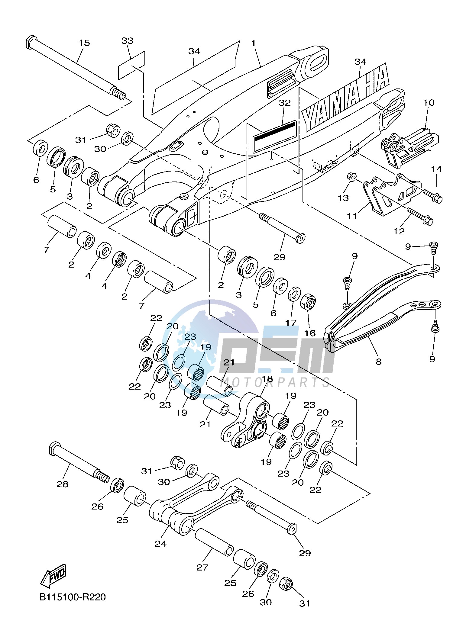 REAR ARM