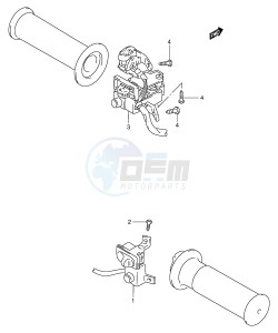 AE50 (E28) drawing HANDLE SWITCH