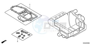 GL1800A NZ - (NZ) drawing GASKET KIT B