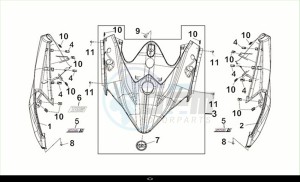 MAXSYM TL 508 (TL50W2-EU) (M2) drawing FR. COVER / MAXSYM TL 508 (TL50W2-EU) (M2)