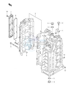 DF 115 drawing Cylinder Block