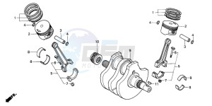 VT600CD drawing CRANKSHAFT/PISTON