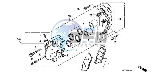 FRONT BRAKE CALIPER