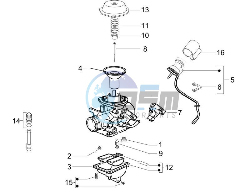 Carburetors components