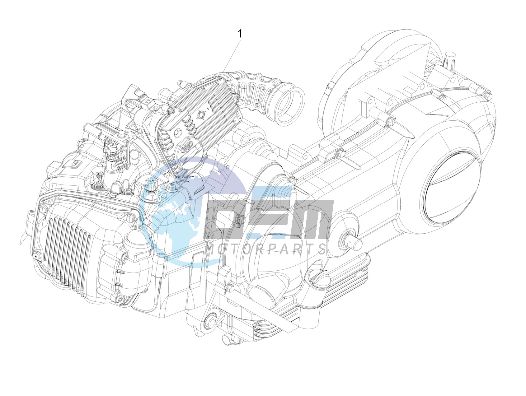 Engine, assembly