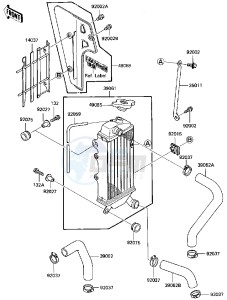 KX 80 J [BIG WHEEL] (J2) [BIG WHEEL] drawing RADIATOR