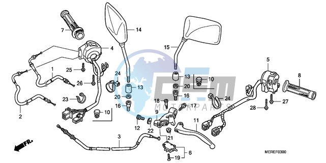 HANDLE LEVER/SWITCH/CABLE