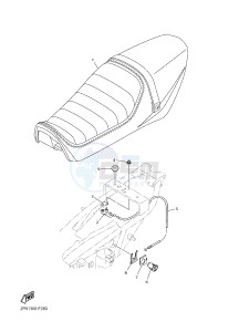 XJR1300C XJR 1300 (2PN4) drawing SEAT