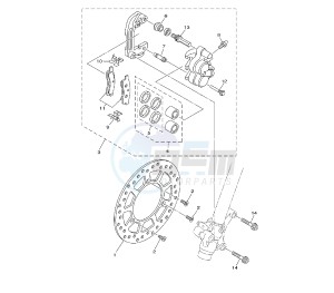 YZ 85 drawing FRONT BRAKE CALIPER