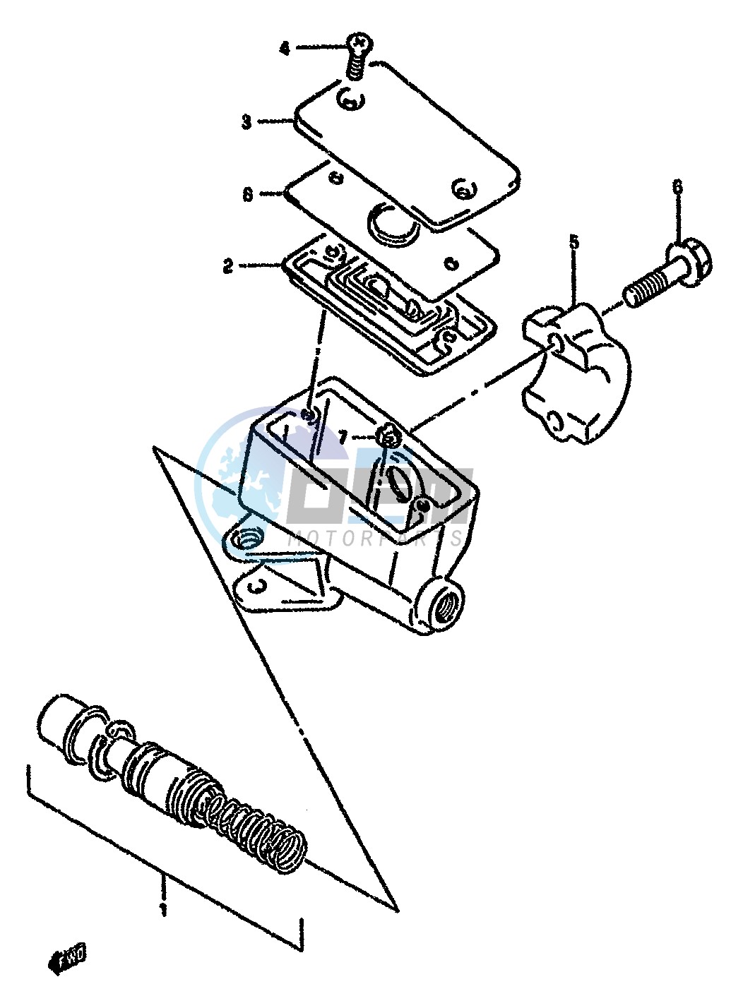 FRONT MASTER CYLINDER