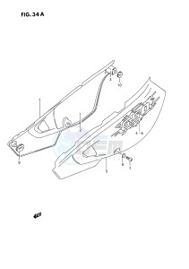 DR650 (E4) drawing FRAME COVER (MODEL R)