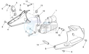 Stelvio 1200 - NTX - ABS 1200 drawing Starter motor