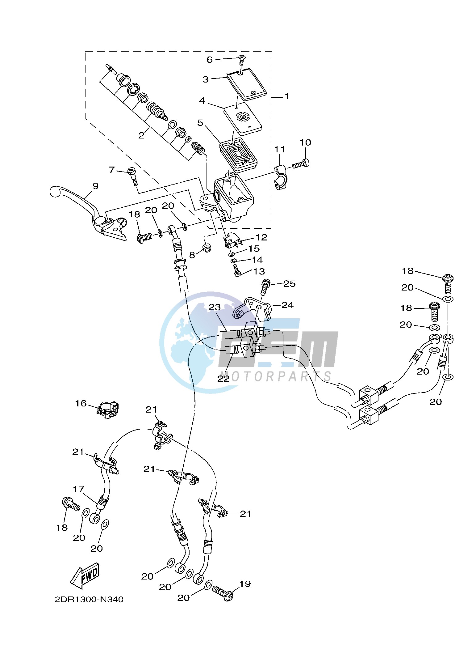 FRONT MASTER CYLINDER