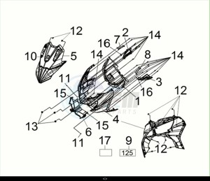 JOYMAX-Z+ 125 (LW12W3-EU) (M2) drawing FR. COVER