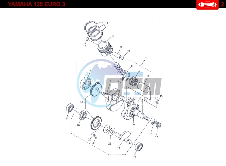 PISTON - CRANKSHAFT  EURO3