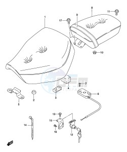 GZ125 (P19) drawing SEAT