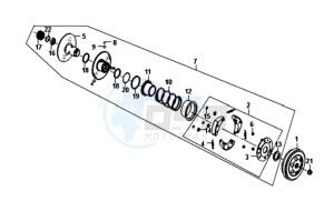 JET 4 50cc (L8) EU EURO4 drawing CLUTCH