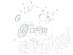 Liberty 150 iGet 4T 3V ie ABS (EMEA) drawing Stater - Electric starter