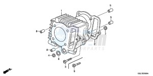 CRF50FD CRF50F Europe Direct - (ED) drawing CYLINDER