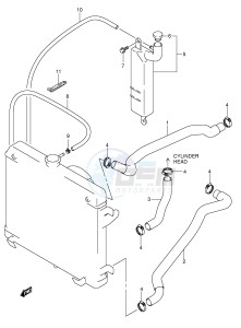 LT-A500F (P24) drawing RADIATOR HOSE