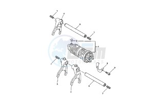 FZ6 NS 600 drawing SHIFT CAM - FORK