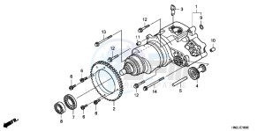 TRX500FPAD TRX500FPA ED drawing HONDAMATIC