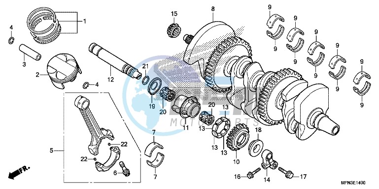 CRANKSHAFT/ PI STON