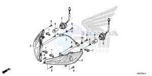 AFS110CSFF CB1000R 2ED - (2ED) drawing FRONT WINKER