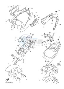 FZ8-S FZ8 FAZER 800 (42PN) drawing FENDER