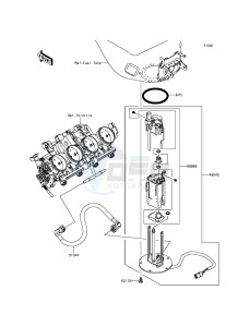 NINJA_ZX-6R ZX600REF FR GB XX (EU ME A(FRICA) drawing Fuel Pump