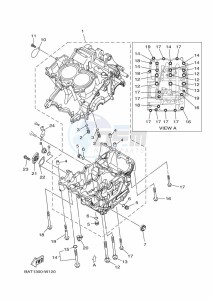 MT-07 MTN690-U (BHH4) drawing CRANKCASE