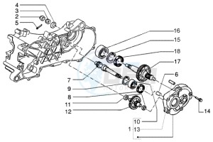 NRG 50 power DD drawing Rear wheel shaft