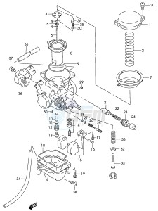 GZ125 (P4) drawing CARBURETOR