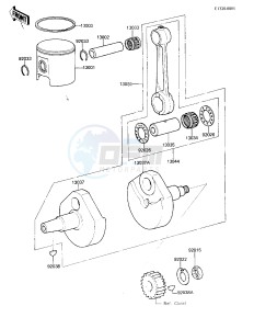 KX 125 A [KX125] (A7) [KX125] drawing CRANKSHAFT_PISTON -- 81 A7- -