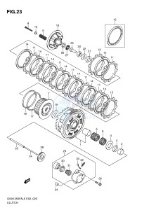 GSX1250FA (E2) drawing CLUTCH