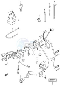 LT-A500F (E3-E28) drawing WIRING HARNESS