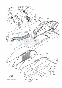 GPD155-A NMAX 150 (BBDG) drawing FRONT WHEEL